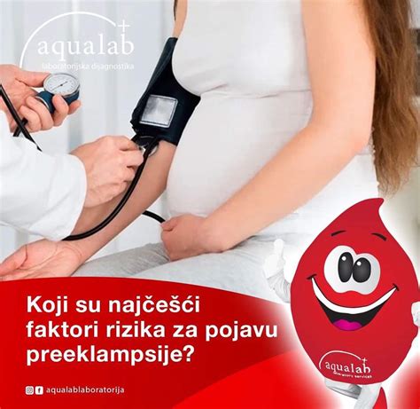 Ilustracija simptomov preeklampsije