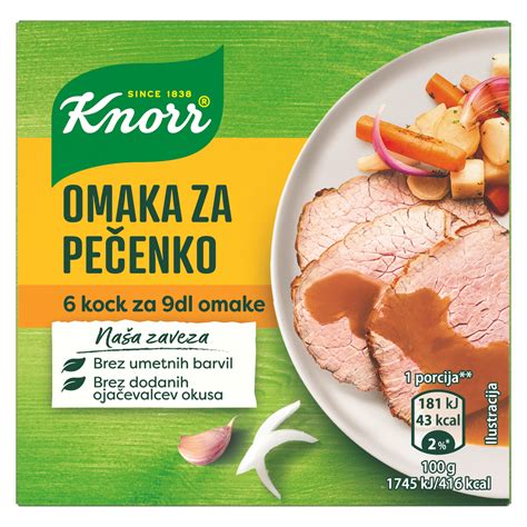 Pripravljena Knorr omaka za pečenko v posodi