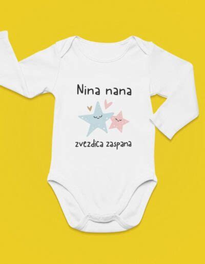 Otroški bodi z nalepko