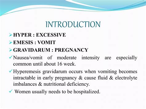 Zapleti hiperemeze gravidarum