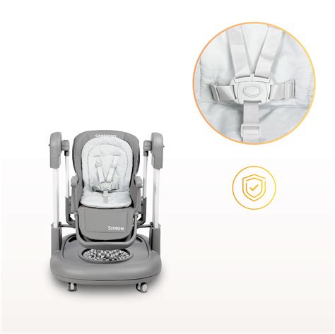 Otroški stolček ob mizi, ki omogoča pravilen položaj