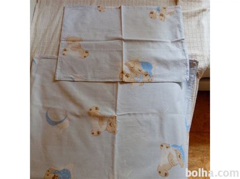 različni materiali za otroško posteljnino