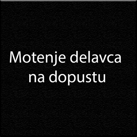 Ilustracija delavca na dopustu