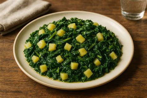 Blitva s rižem in česnom