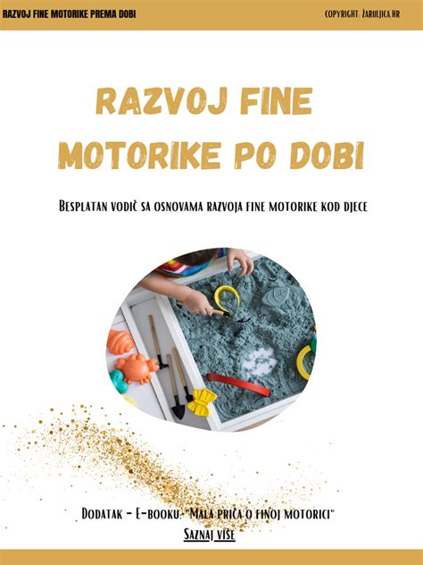 Diagram prikazuje razvoj fine motorike pri dojenčkih skozi igro s teksturiranimi igračami