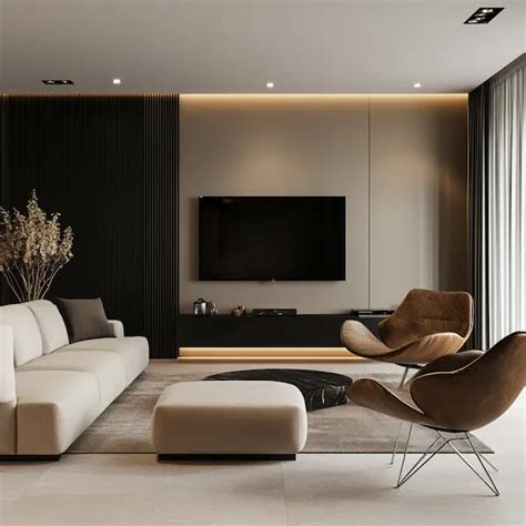 Ilustracija sodobne dnevne sobe z namenom oddajanja preko Airbnb